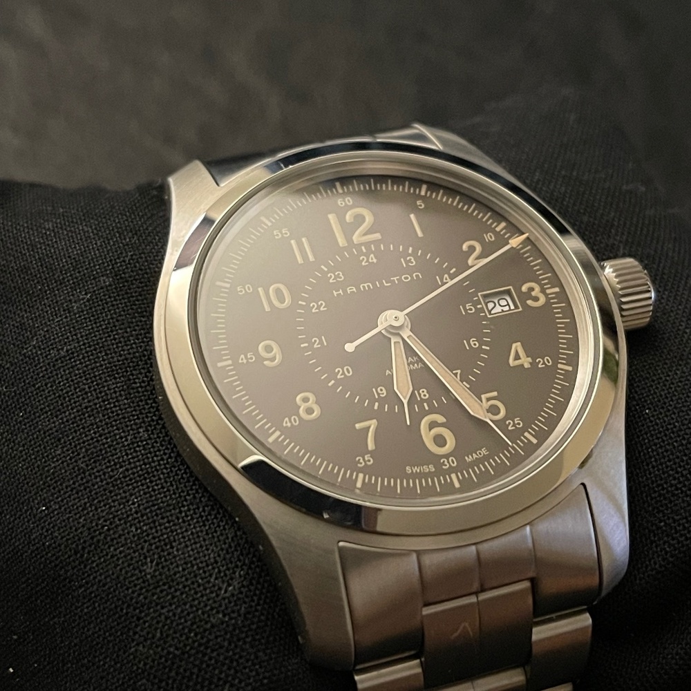 Hamilton Men's H70605193 Khaki Field